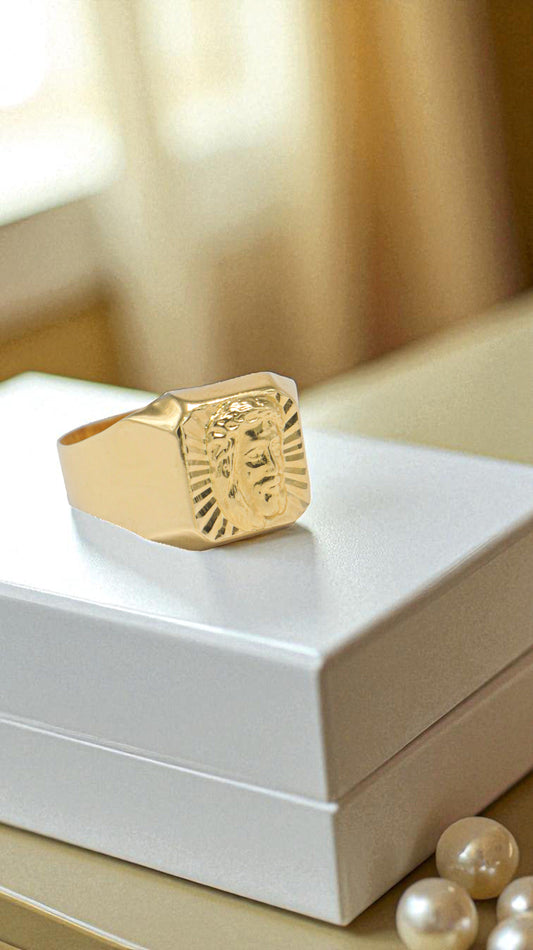 ANILLO ROSTRO DE CRISTO /  3,6GR