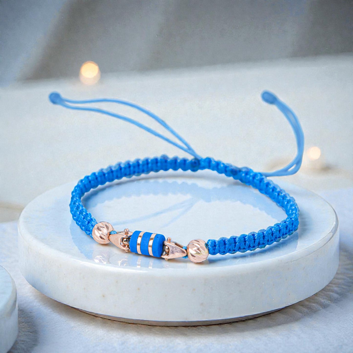 PULSERA HERRAJE AZUL / 1,4GR