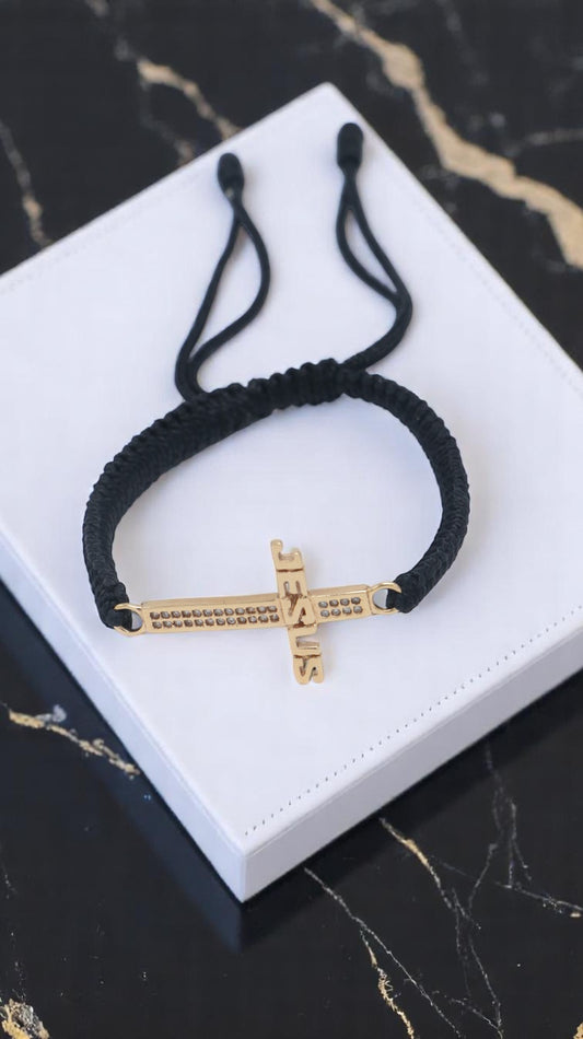 PULSERA TEJIDA JESUS / 3,3GR