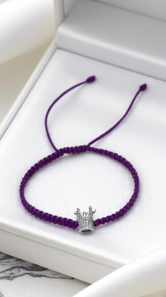 PULSERA TEJIDA CORONA / 1,4GR