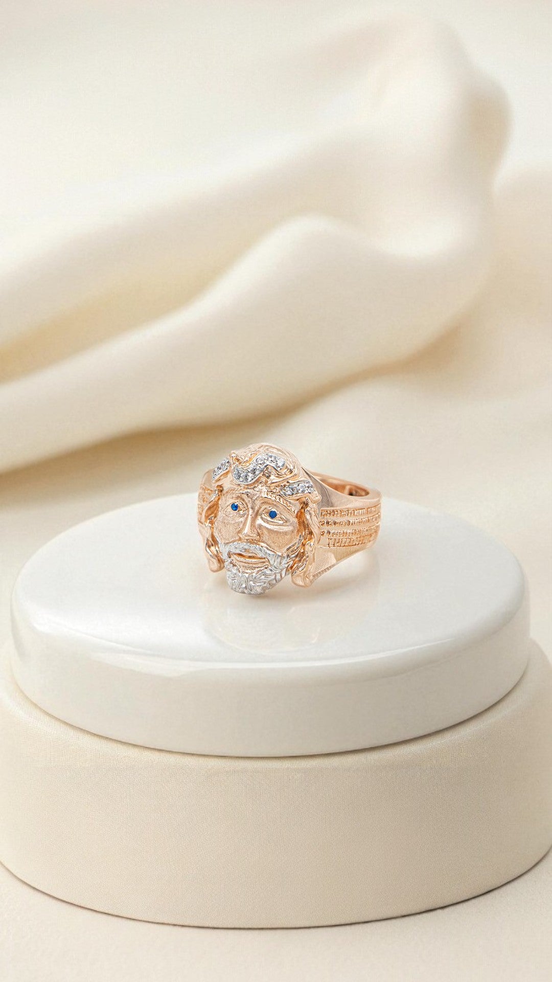 ANILLO ROSTRO DE CRISTO / 15GR
